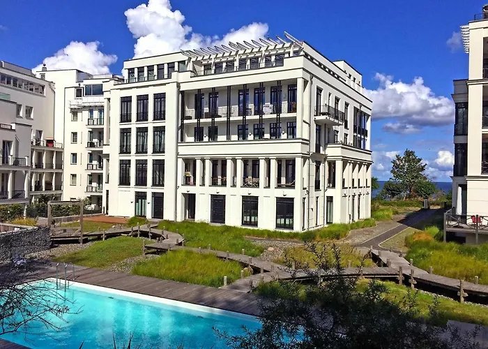 Villa Philine - Penthouse 28 Mit Panoramablick, Pool, & Kamin